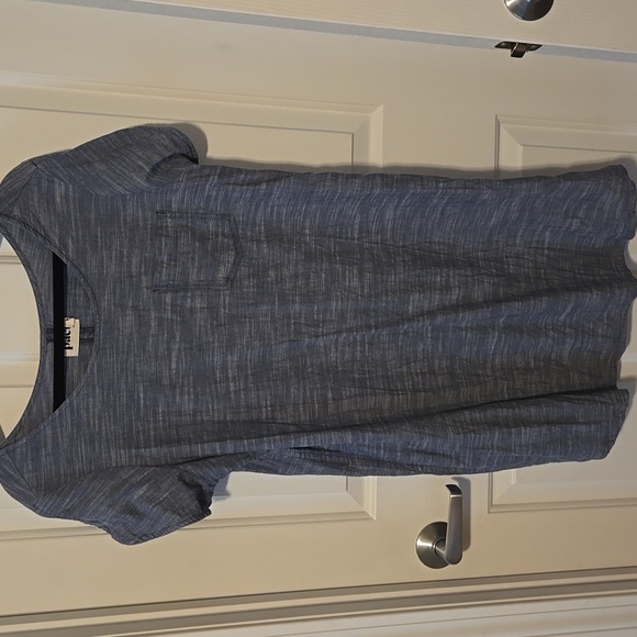 Pact organic pullover dress. Blue.  Size Medium. - Picture 1 of 4